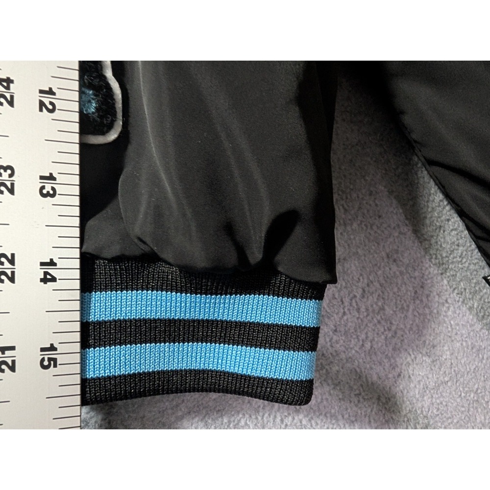 Ice Cream Kids Varsity Bomber Jacket Youth 7/8 Black Blue Patches 2023 - Picture 9 of 14